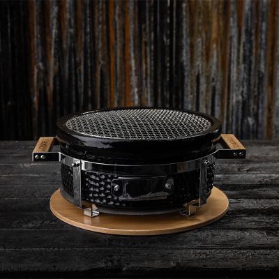 Керамический круглый настольный гриль Yakiniku Shichirin