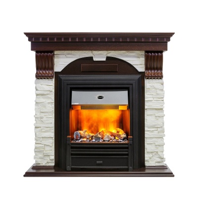 Каминокомплект Dublin Сланец Brookline Black  Каминокомплект Dublin Сланец Brookline Black