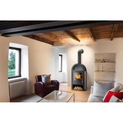 Печь-камин ABX Stockholm 8, с теплообменником