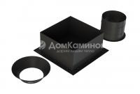 Потолочно-проходной узел 600*600 с юбкой (без отверстия, регулируемый)