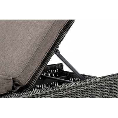 Шезлонг с подушкой 4SIS Рим Цвет: графит Шезлонг с подушкой 4SIS Рим Цвет: графит