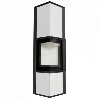 Печь Kratki PRO TORA/L. 8 кВт, белое стекло Печь Kratki PRO TORA/L. 8 кВт, белое стекло