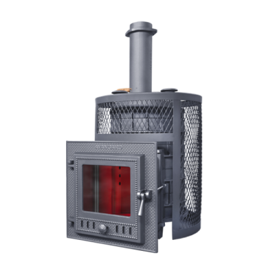 Печь для бани чугунная Гефест AVANGARD ЗК 24 (М) Ураган круглая сетка Печь для бани чугунная Гефест AVANGARD ЗК 24 (М) Ураган круглая сетка