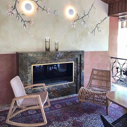 Биокамин LIBERTY 1000 Латунь