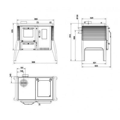 Отопительная печь Brunner Iron Dog 6
