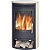 Печь-камин ABX Arktis 6 (черная сталь, бразильский песч. с верх. плитой)