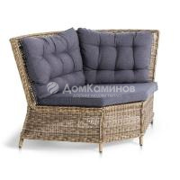 Угловой модуль 4SIS Бергамо Цвет: соломенный