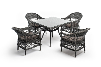 Обеденная группа 4SIS Сицилия Цвет: графит Обеденная группа 4SIS Сицилия Цвет: графит