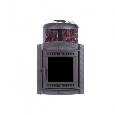 Банная печь Прометалл Атмосфера L в ламелях Россо Леванто