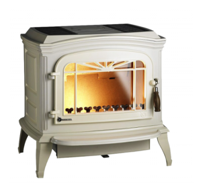 ПЕЧЬ-КАМИН Invicta BRADFORD слоновая кость