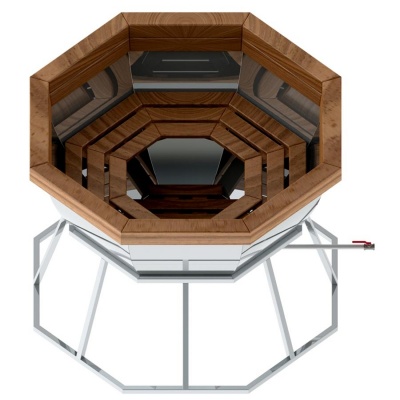 Банный чан 8 граней на подставке AISI 430