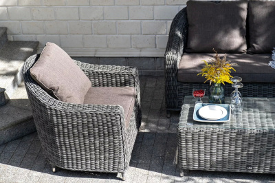 Комплект садовой мебели 4SIS Кон Панна Цвет: графит Комплект садовой мебели 4SIS Кон Панна Цвет: графит