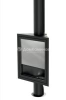 Подвесной камин Aves 33 Болонья центральный со стеклом открытый 1200